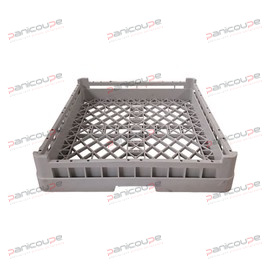 500 x 500 x 100 mm plastic<BR/><BR/>75 mm internal height when stacked BULK LV BASKET 500X500X100 product photo