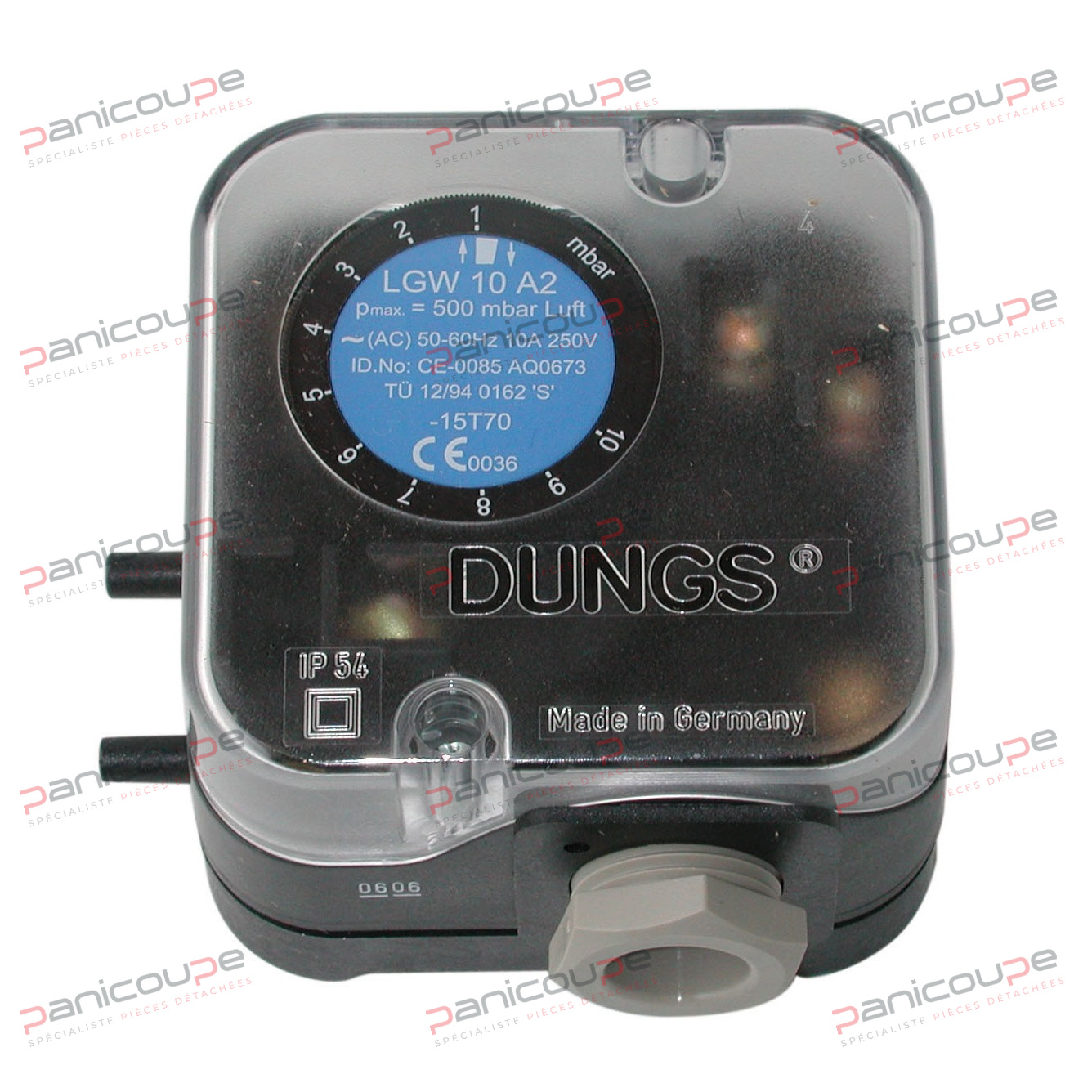 PRESSURE SWITCH DUNGS LGW10A2 1 TO 10 MBAR product photo