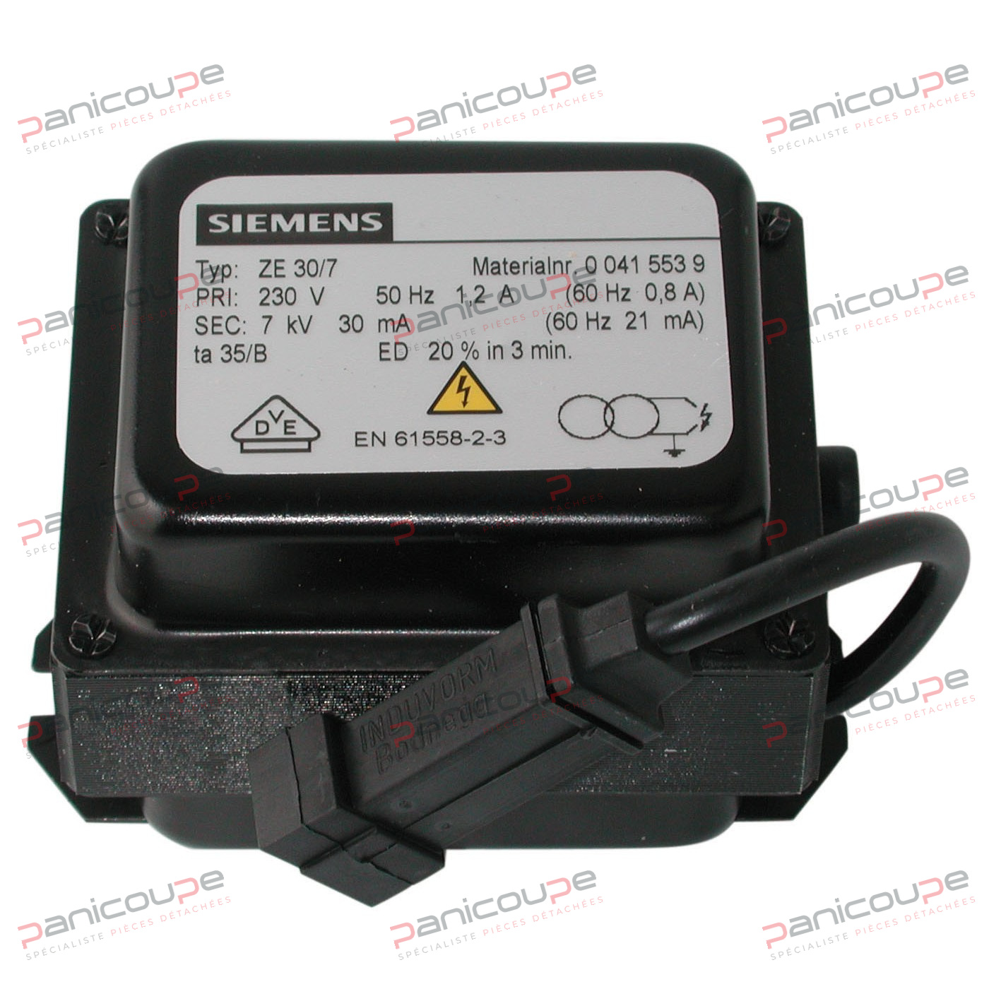 SIEMENS ZE307 7 KV TRANSFORMER product photo