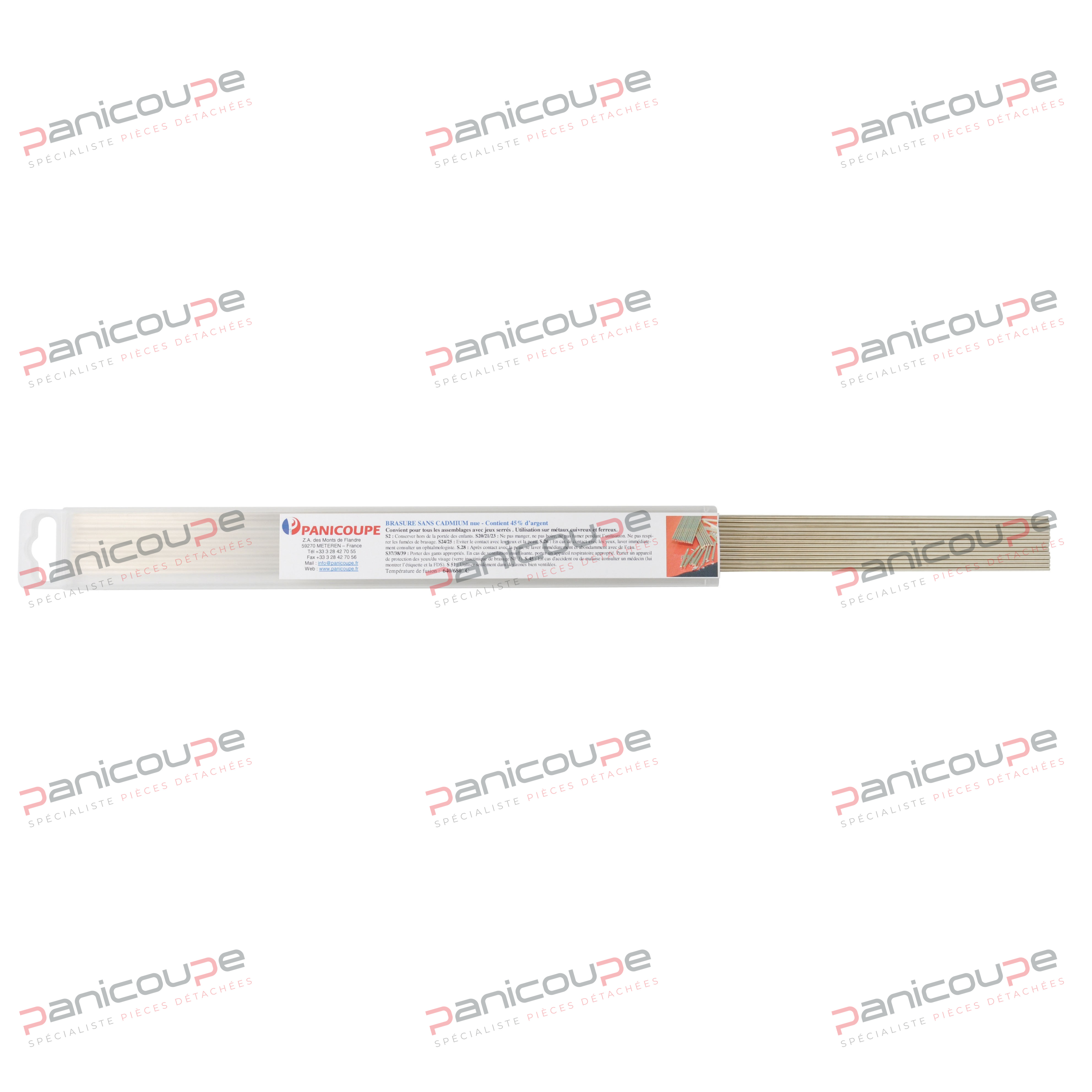 45% SILVER - BARE - &Oslash; 2 MM - REQUIRES STRIPPER product photo