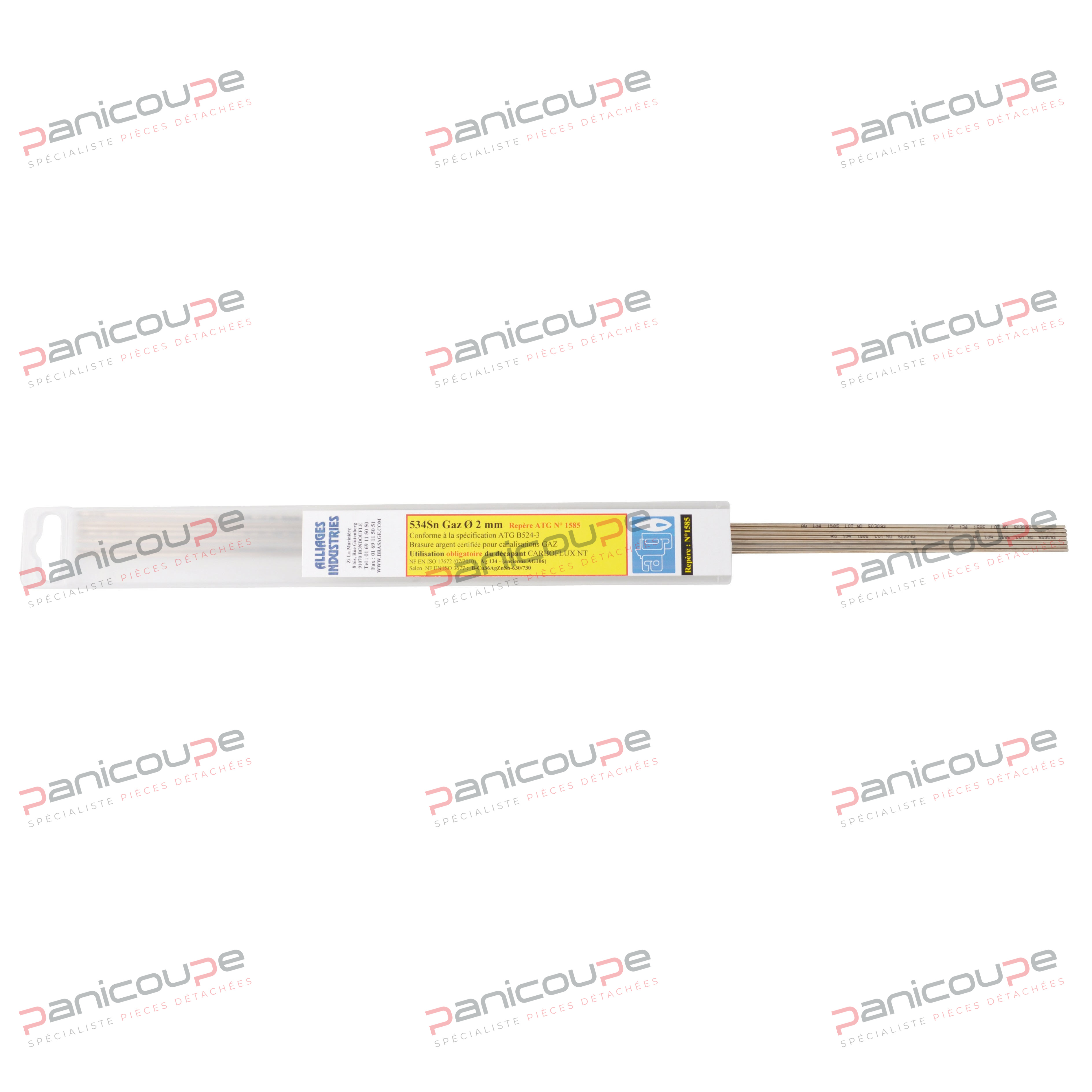 34% SPECIAL GAS SILVER - BARE - &Oslash; 2 MM - REQUIRES STRIPPER product photo