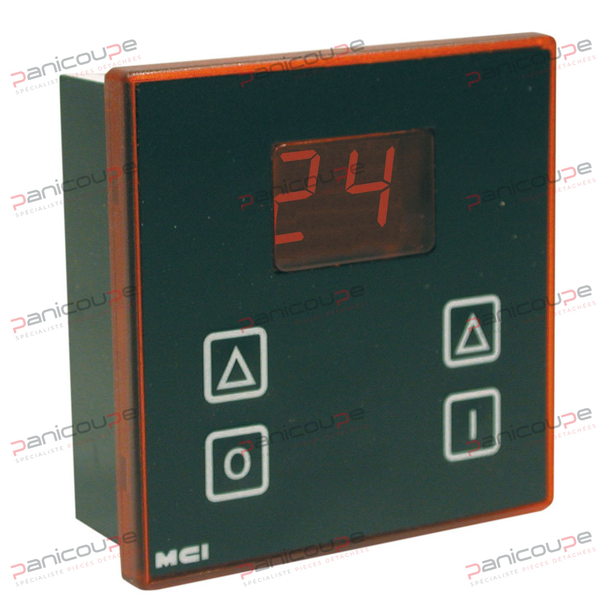 Impulse timer: Front-panel button controls. Timer range from 0 to 99 minutes in 1-minute steps. 2-digit display. Timer remains in memory (ideal for repetitive work). 1 min audible signal at end of timer (30 sec intermittent sound + 30 sec continuous sound). Output 1 changeover relay 5 A/250 V. 15-minute back-up in the event of power failure. Waterproof 72 x 72 mm front panel housing - 43 mm depth. Flush mounting in 67 x 67 mm cut-out. Clamp mounting. Plug-in connector. Power supply 230 V - 50 Hz. ELECTRONIC TIMER 692 FE - 0 TO 99 MINUTES - 230 V product photo
