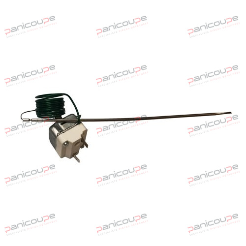 Panicoupe Ref.<BR/><BR/>EGOTHRM039<BR/><BR/>Type<BR/><BR/>Control<BR/><BR/>Number of phases<BR/><BR/>Single-phase<BR/><BR/>Temperature (°C)<BR/><BR/>65-300<BR/><BR/>Capillary length (mm)<BR/><BR/>1000<BR/><BR/>Bulb (mm)<BR/><BR/>3 x 220<BR/><BR/>Electrical capacity<BR/><BR/>16A/250V<BR/><BR/>Contacts<BR/><BR/>1<BR/><BR/>EGO<BR/><BR/>55.19059.831 (5519059831) SINGLE-PHASE 50-300° CONTROL THERMOSTAT product photo