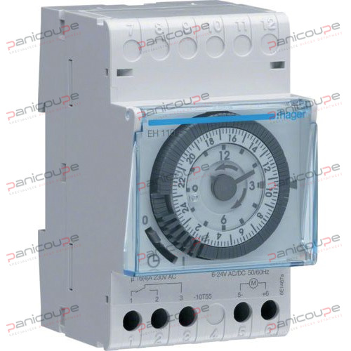 HAGER 24H CLOCKS 3 MODULES - WITH POWER RESERVE product photo