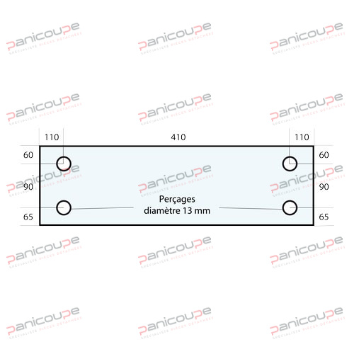 OVEN GLASS 630 X 215 MM product photo