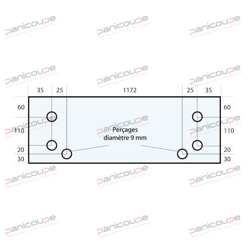 VITRE 1292 X 200 MM &ndash; VFPN1422 product photo