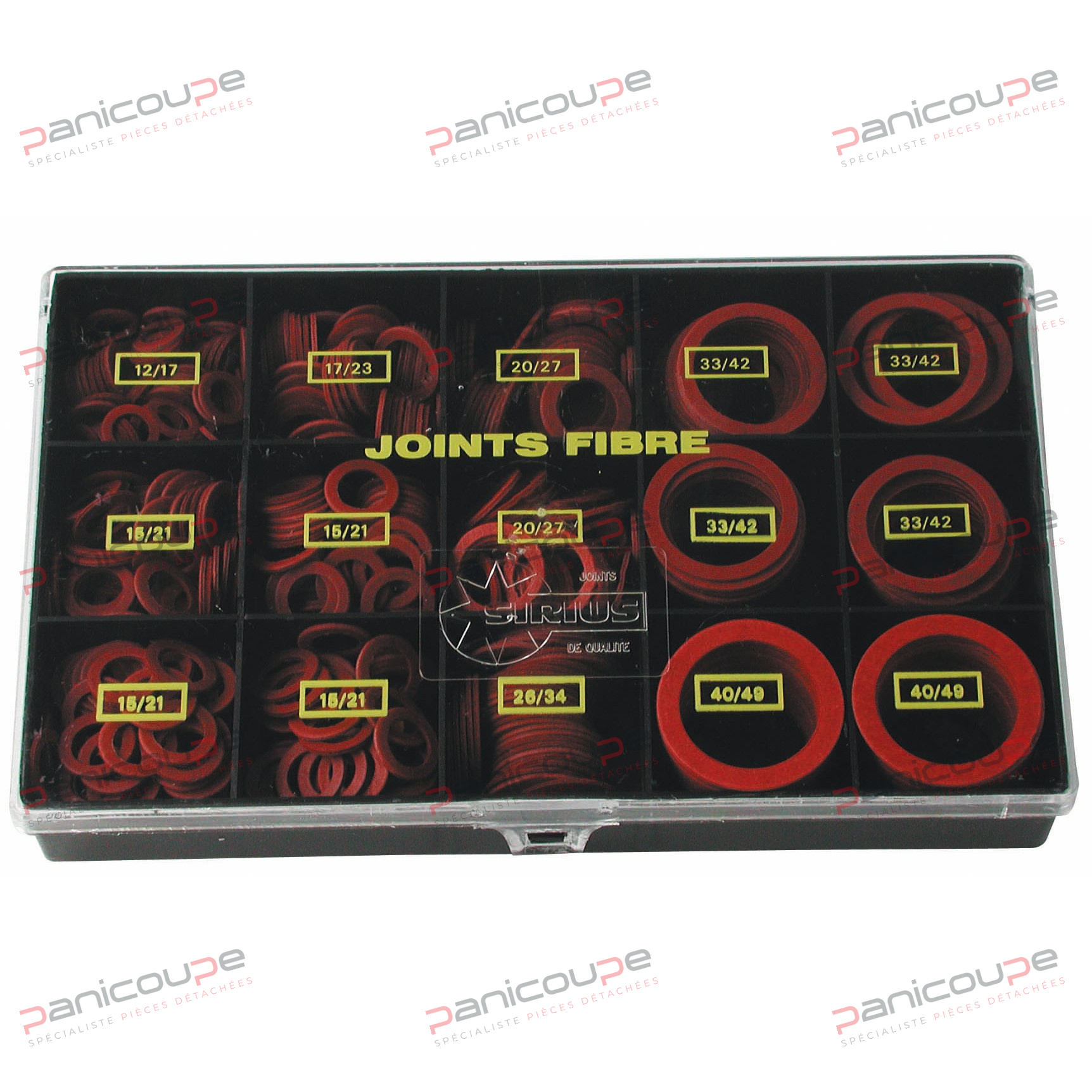 FIBER GASKETS FOR STANDARD FITTINGS (-30 / +70DEGRESC - 10 BARS) product photo