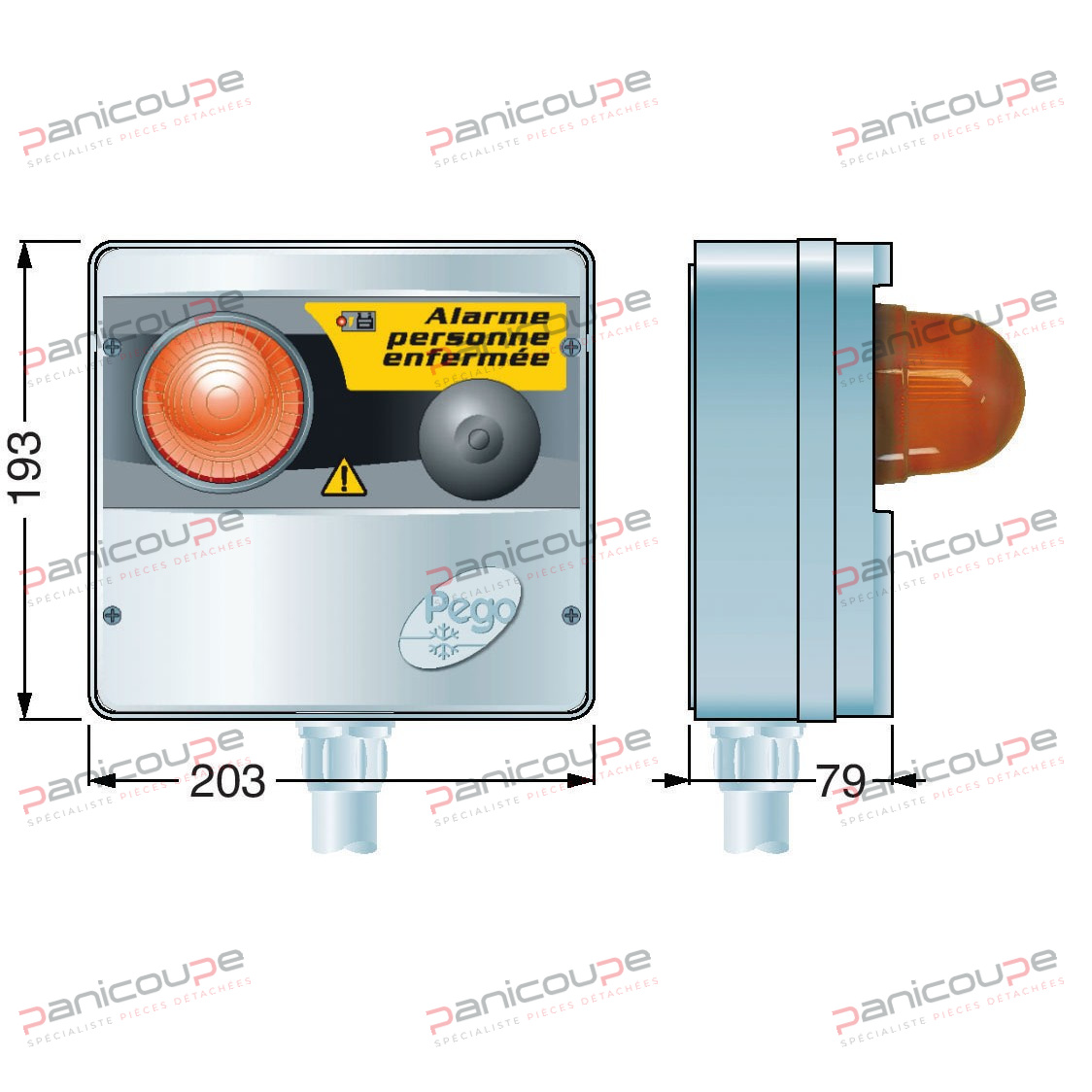 ALARM BOX LOCKED PERSON product photo