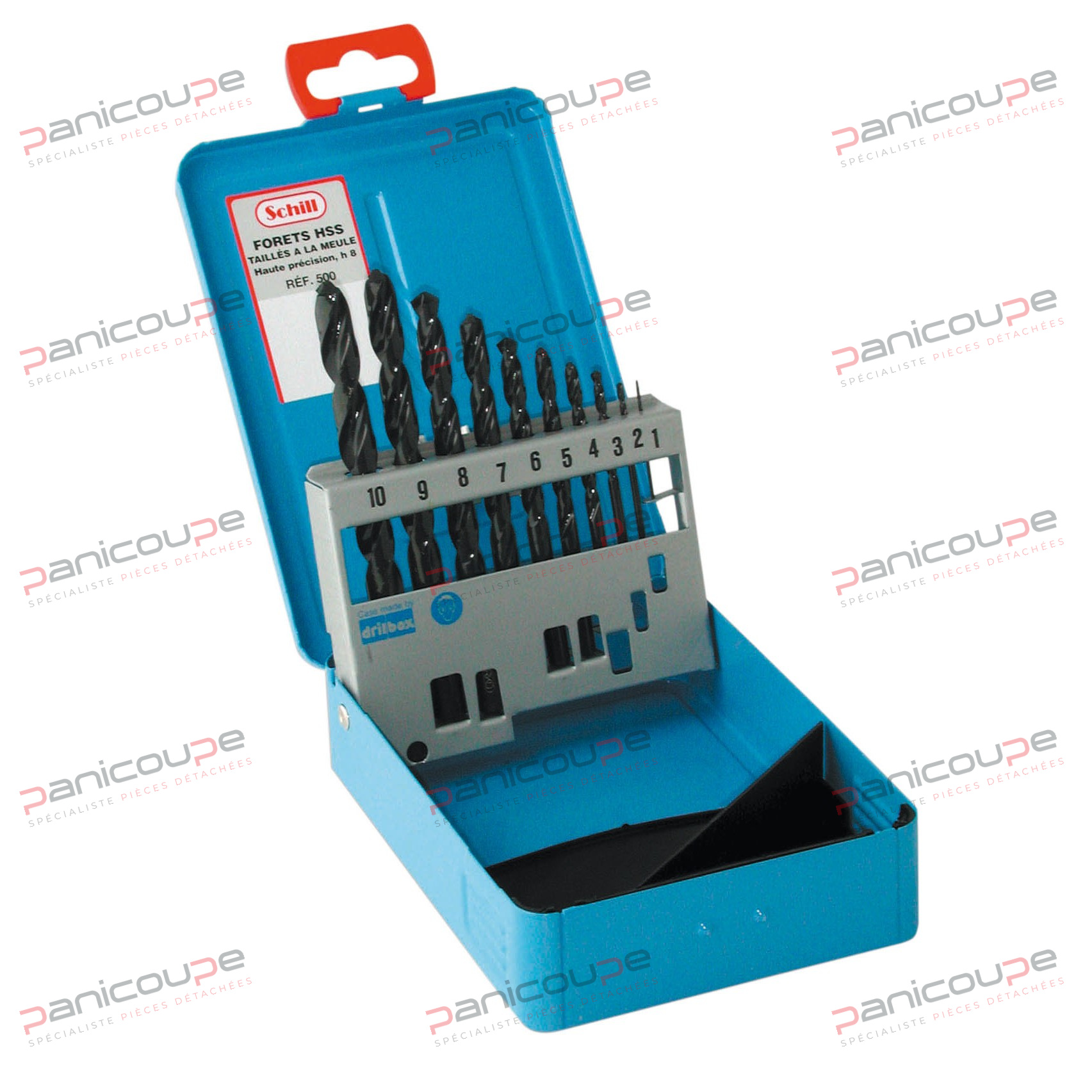 SET OF 10 HSS DRILLS product photo