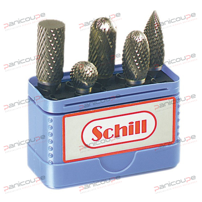 SET OF 5 CARBIDE END MILLS product photo