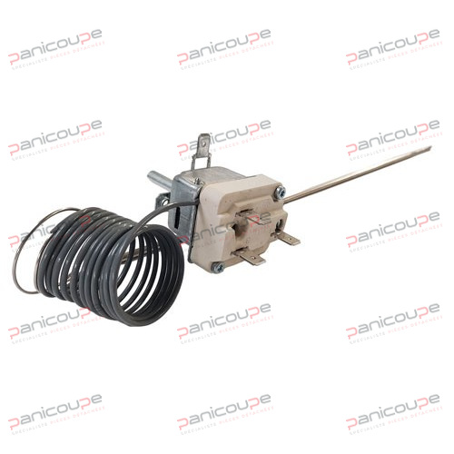 Panicoupe Ref.<BR/><BR/>EGOTHRM014<BR/><BR/>Type<BR/><BR/>Control<BR/><BR/>Number of phases<BR/><BR/>Single-phase<BR/><BR/>Temperature (°C)<BR/><BR/>50-280<BR/><BR/>Capillary length (mm)<BR/><BR/>1300<BR/><BR/>Bulb (mm)<BR/><BR/>3 x 220<BR/><BR/>Electrical capacity<BR/><BR/>16A/250V<BR/><BR/>Contacts<BR/><BR/>1 changeover switch<BR/><BR/>EGO<BR/><BR/>55.19259.811 (5519259811) SINGLE-PHASE 50-270° CONTROL THERMOSTAT product photo