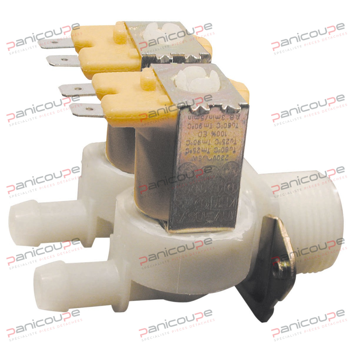 STRAIGHT 180&deg; 2-WAY PLASTIC BODY SOLENOID VALVE product photo
