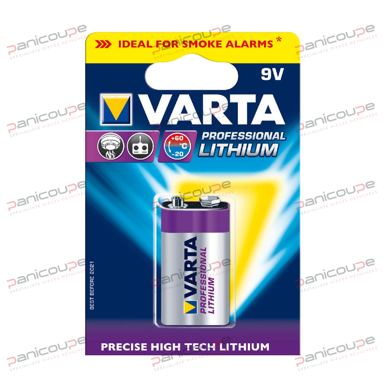 BLISTER PACK 1 LITHIUM BATTERY 9 V product photo