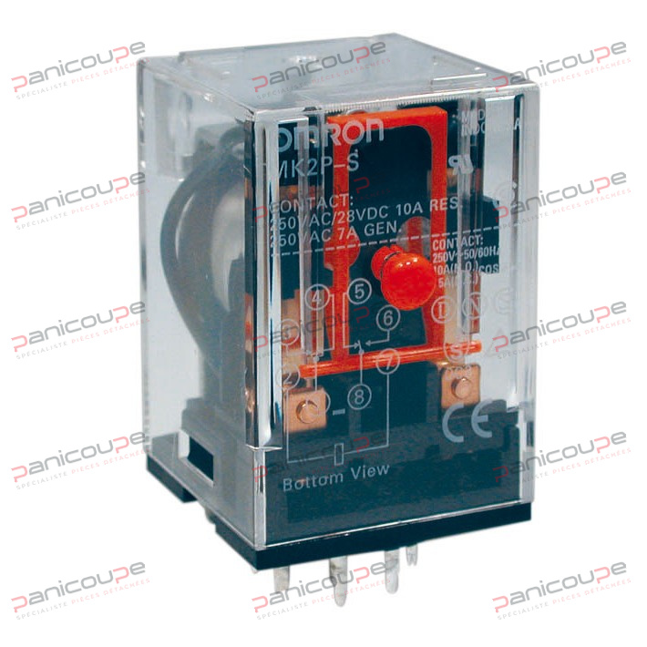 MK SERIES INDUSTRIAL RELAYS WITH 2 CHANGEOVER CONTACTS product photo