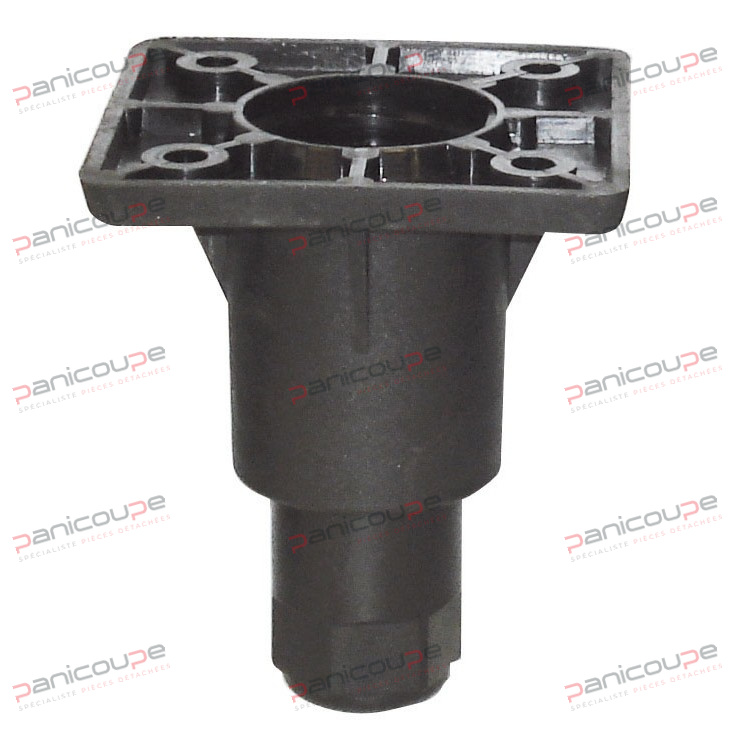 BLACK COMPOSITE ADJUSTABLE FEET - MAX. LOAD 1200 KG - HEXAGONAL END CAP product photo