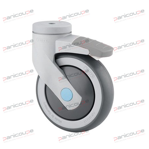 ROULETTES PIVOTANTES CHAPE &Agrave; OEIL SYNTHETIQUE AVEC FREIN product photo