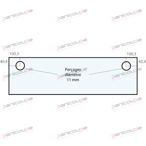 GLASS 635 X 230 X 6 - VF62 product photo
