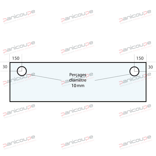Glass 230 X 915 X 6 MM - VF64 product photo