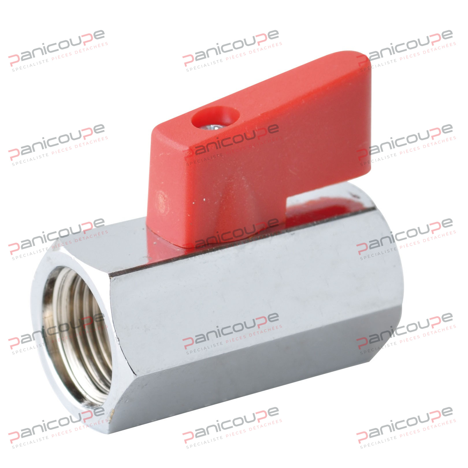 MINI VANNES &Agrave; SPHERE LAITON FEMELLE/FEMELLE product photo