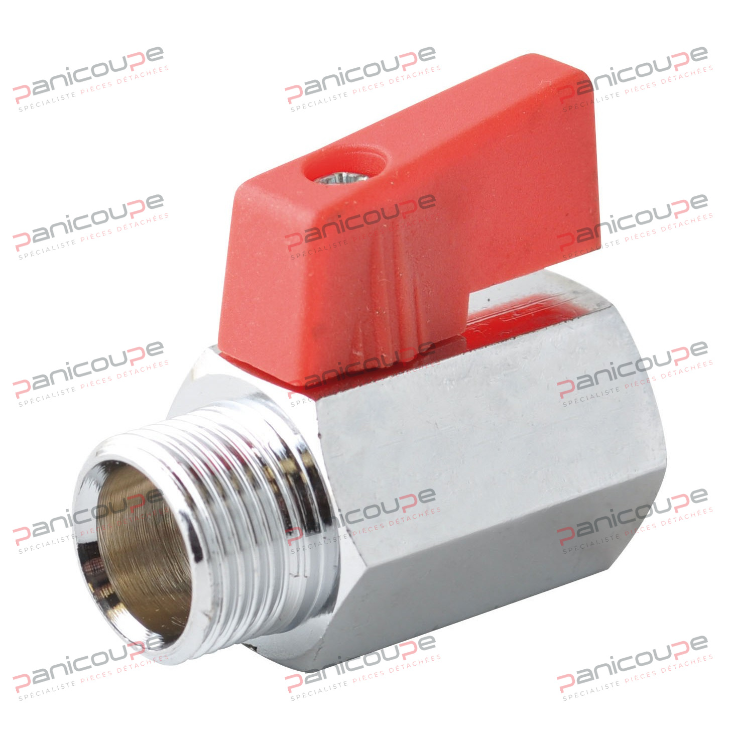 MINI VANNES &Agrave; SPHERE LAITON M&Acirc;LE/FEMELLE product photo