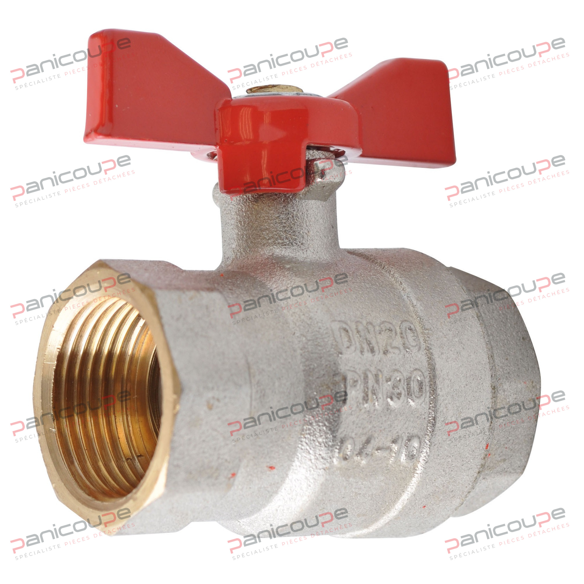 VANNES &Agrave; SPH&Egrave;RE LAITON FEMELLE/FEMELLE MANETTES PAPILLON product photo