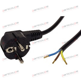 CORDON D'ALIMENTATION SCHUKO D&Eacute;NUD&Eacute; POUR SECTEUR product photo