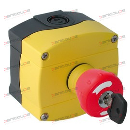 MUSHROOM BUTTON UNLOCKED BY KEY UNDER BOX product photo