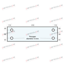 OVEN GLASS 630 X 215 MM product photo