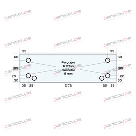 GLASS 1292 X 299 MM - VFPN16 product photo