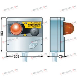 ALARM BOX LOCKED PERSON product photo