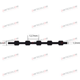 TOOTHED BELT FOR SHAPER product photo