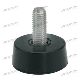 PIED CAOUTCHOUC TIGE INOX product photo