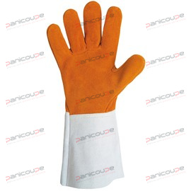 KNURLING GLOVES - FLAME-RETARDANT LEATHER product photo