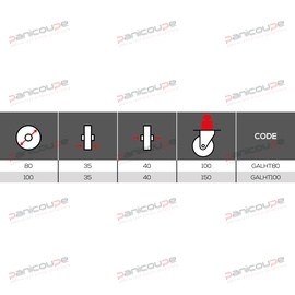 HIGH-TEMPERATURE SINGLE WHEEL product photo