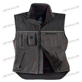 GILET RIPSTOP NOIR/GRIS ANTHRACITE product photo