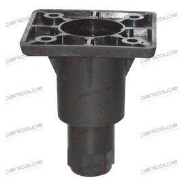 BLACK COMPOSITE ADJUSTABLE FEET - MAX. LOAD 1200 KG - HEXAGONAL END CAP product photo