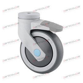 ROULETTES PIVOTANTES CHAPE &Agrave; OEIL SYNTHETIQUE AVEC FREIN product photo