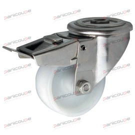 ROULETTE POLYPROPYLENE FREIN CHAPE OEIL INOX product photo