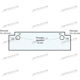 GLASS 684 X 268 X 6 MM - VF18 product photo