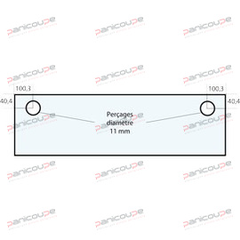 GLASS 635 X 230 X 6 - VF62 product photo