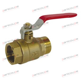 VANNES &Agrave; SPHERE LAITON M&Acirc;LE/FEMELLE POIGNEE PLATE product photo