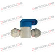 STRAIGHT STOP VALVE 6 MM POLYPRO product photo