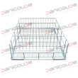 INCLINED GLASS BASKET 500 x 500 x 170 mm product photo