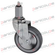 SWIVEL CASTORS WITH SQUARE SPINDLE 25 X 25 MM WITHOUT BRAKE product photo