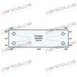 OVEN GLASS 850x210MM product photo