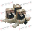 STRAIGHT 180 DEGREE 3-WAY PLASTIC BODY SOLENOID VALVE product photo