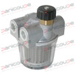 DOUBLE FUEL FILTER 3/8 BOWL TRANSPARENT WITH STOPCOCK product photo