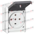 3P + T + N WATERPROOF SOCKET 32A PLEXO product photo