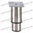 STAINLESS STEEL FEET WITH COMPOSITE BASE - MAX. LOAD 780 KG - 145 TO 200 MM product photo