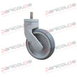 NYLON SWIVEL CASTORS WITH LOCKING SCREWS product photo